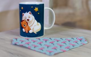 geschenkideen geschenkartikel hund hundehalter tasse fototasse tasse mit hund hundehalstuch